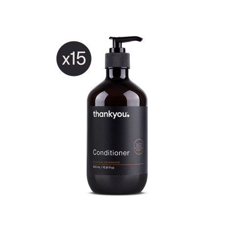 Thankyou Amenities Conditioner 500ml botanical cedarwood x15