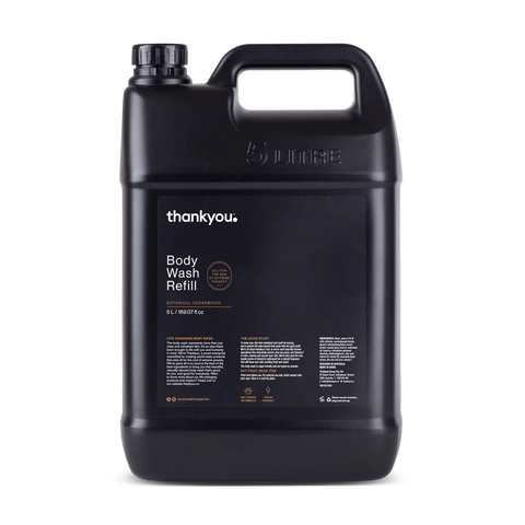 Thankyou Amenities Body Wash refill 5L botanical cedarwood