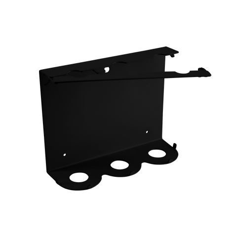 Design Stuff matt black triple lockable soap holder