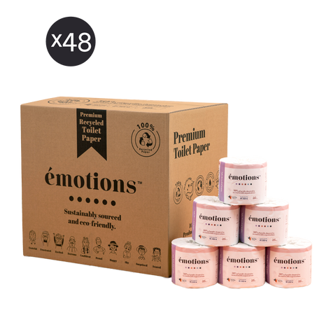 Emotions recycled toilet paper x48