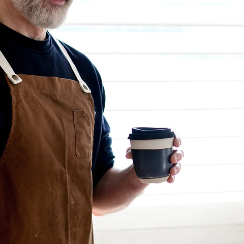 KW Ceramics Stormy Blue 12oz Reusable Cup