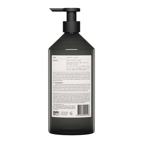 Thankyou Body Wash 1L x 3 - Botanical Mint & Spring Flowers