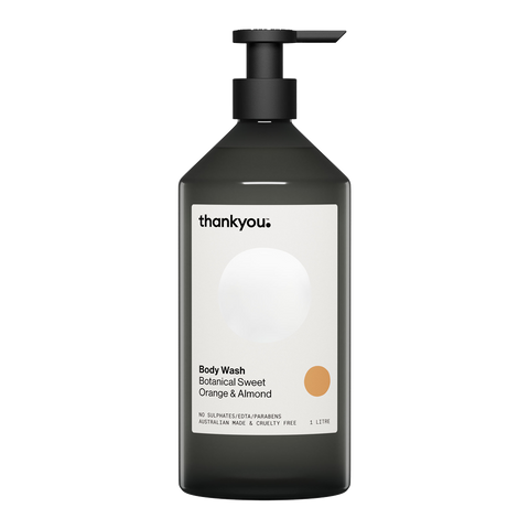 Thankyou Body Wash 1L x 3 - Botanical Sweet Orange & Almond