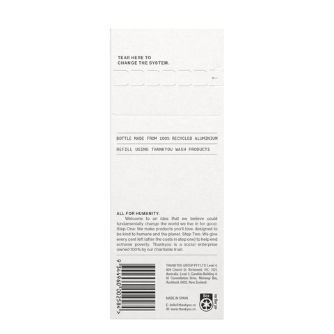 Thankyou Forever Bottle 500ml x 3 - White Aluminium
