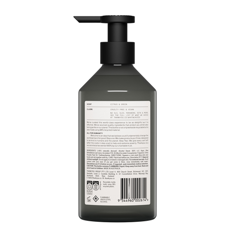 Thankyou Hand Sanitiser 500ml x 3 - Botanical Grapefruit