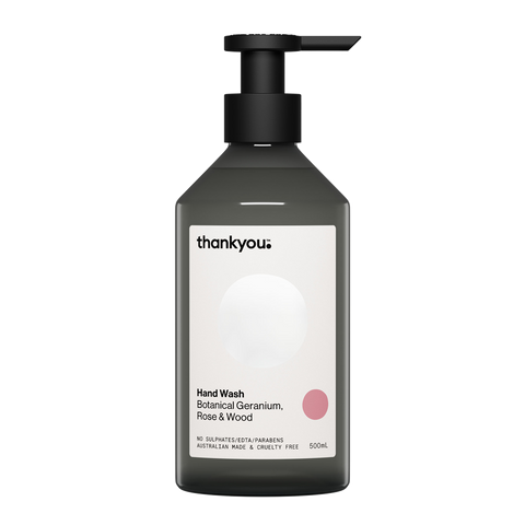 Thankyou Hand Wash 500ml x 3 - Botanical Geranium, Rose & Wood