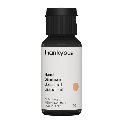 Thankyou Hand Sanitiser 50ml x 10 - Botanical Grapefruit