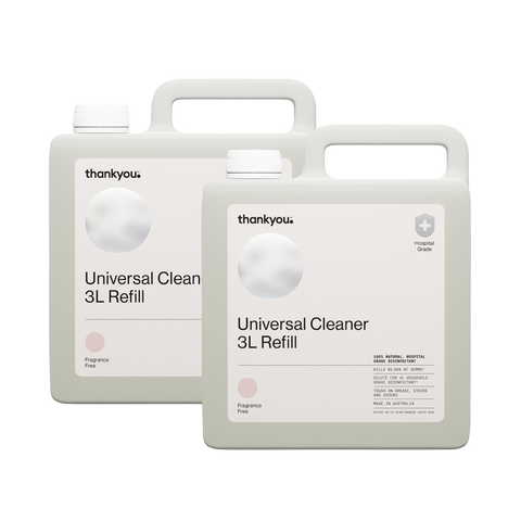 Thankyou Universal Cleaner 3L Refill x2 - NEW Fragrance Free