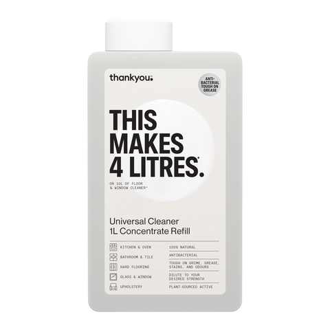 Thankyou Universal Cleaner 1L Refill x 3 - NEW Fragrance Free