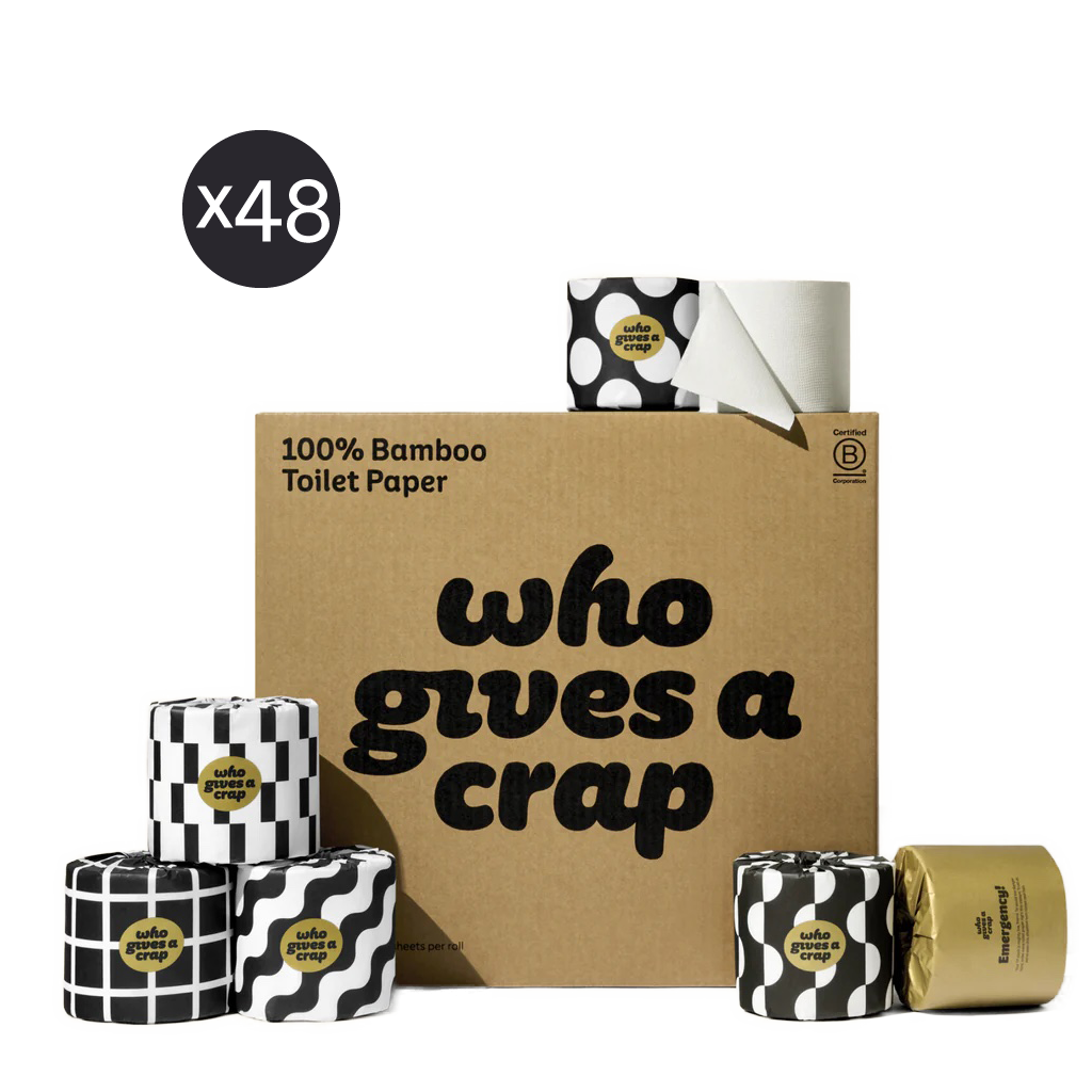 Who Gives A Crap 100 Bamboo Toilet Paper 48 Double Length Rolls