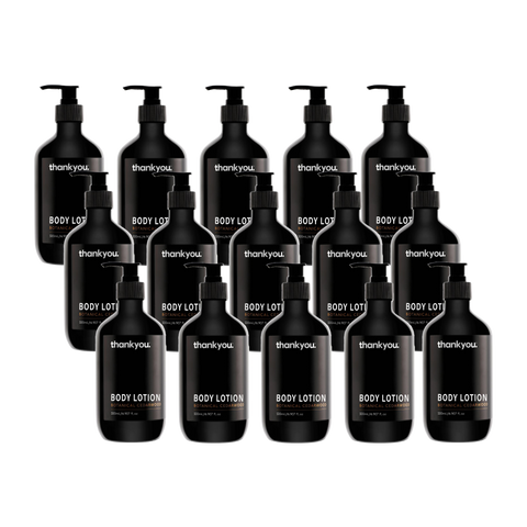 15 x bottles Thankyou Amenities Body Lotion 500ml