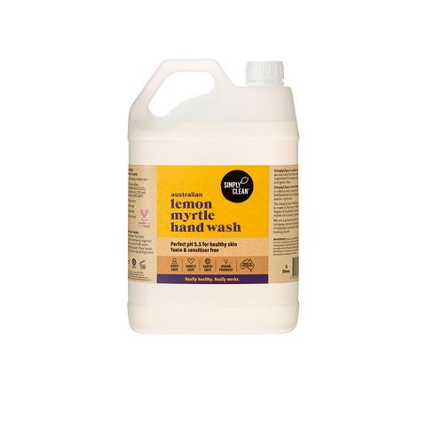 Simply Clean 5L lemon myrtle hand wash refill