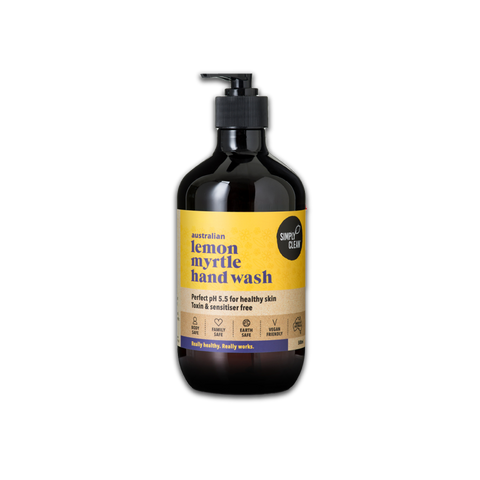 Simply Clean Lemon Myrtle Hand Wash 500ml single bottle