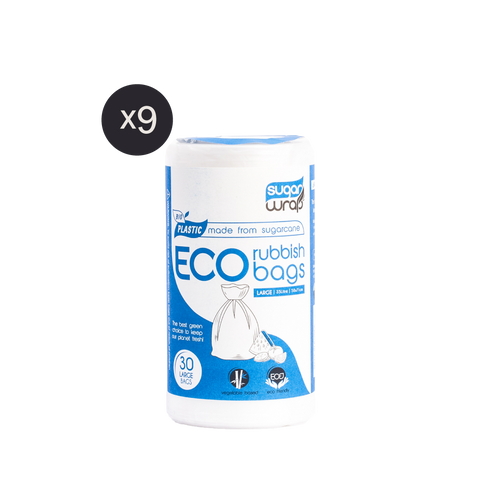 single roll SugarWrap Large Rubbish Bag x9