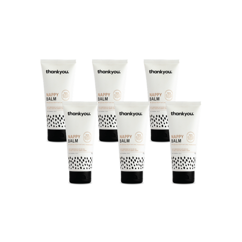6 tubes Thankyou baby nappy balm 80ml