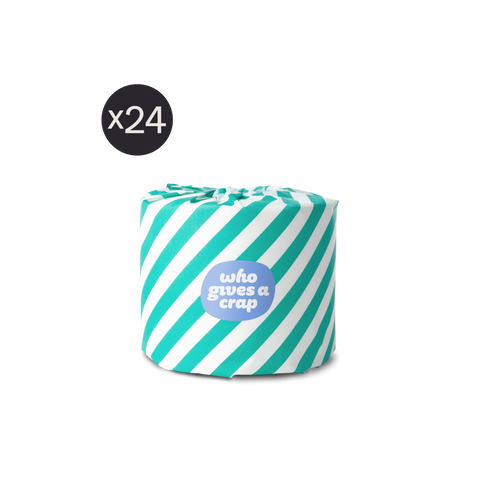 single roll Who Gives A Crap toilet paper double length