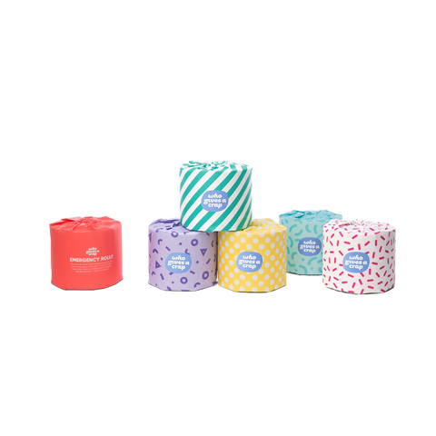 6x roll Who Gives A Crap double length recycled toilet paper