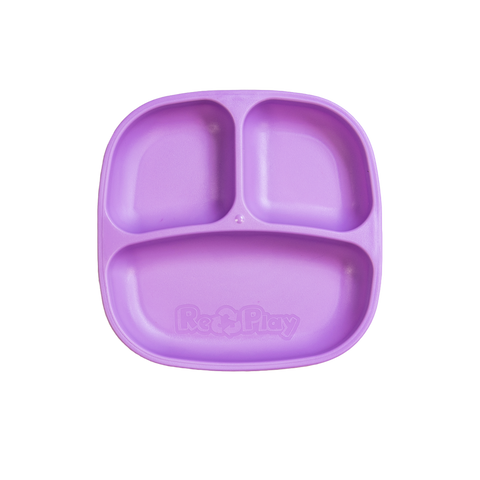 Re-Play Divided Plate purple