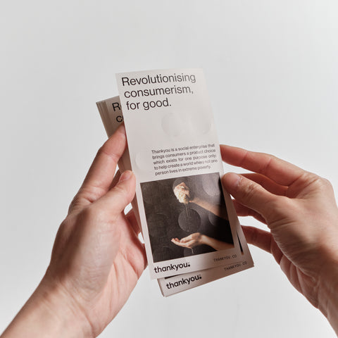 Thankyou Forever Bottle Sticker Sheet