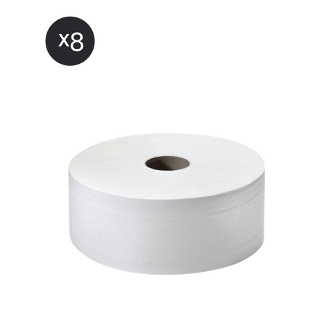 Emotions jumbo roll of 100% recycled toilet paper x8