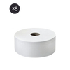 Emotions jumbo roll of 100% recycled toilet paper x8