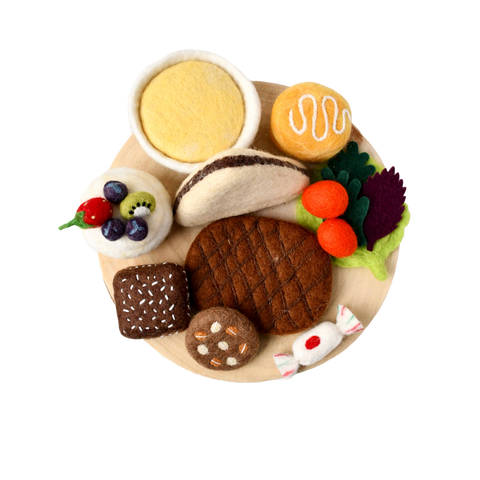 Felt food play set