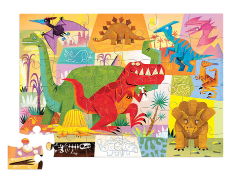 Crocodile Creek Classic Floor Puzzle 36 pc - Dinosaur