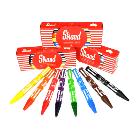 Strand Crayons 8 Assorted