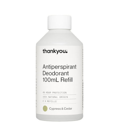 Thankyou Antiperspirant Deodorant Refill 100ml x 6 - Cypress & Cedar