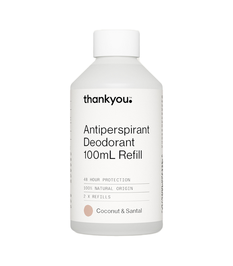 Thankyou Antiperspirant Deodorant Refill 100ml x 6 - Coconut & Santal