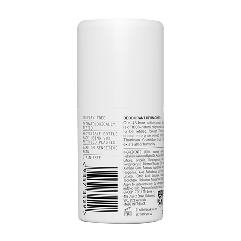 Thankyou Antiperspirant Deodorant 50ml x 6 - Coconut & Santal