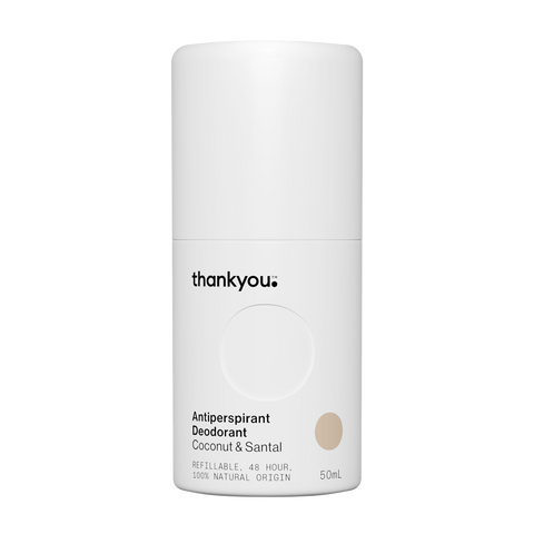 Thankyou Antiperspirant Deodorant 50ml x 4 - Coconut & Santal