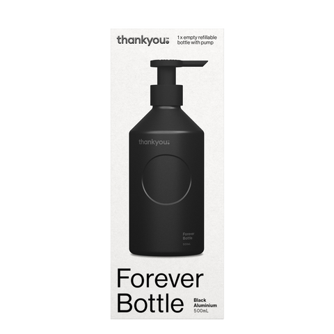 Thankyou Forever Bottle 500ml x 3 - Black Aluminium