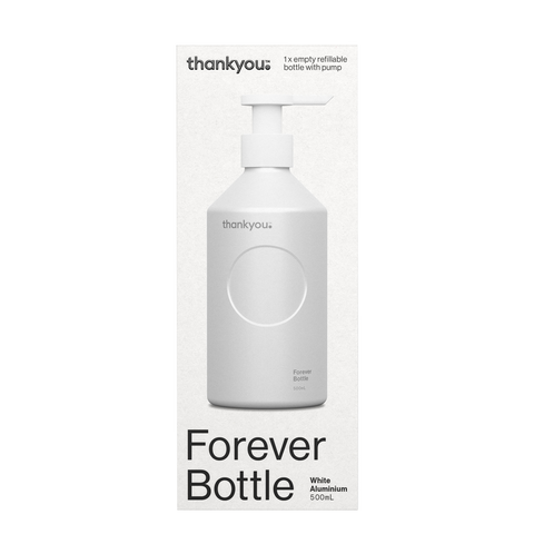 Thankyou Forever Bottle 500ml x 3 - White Aluminium