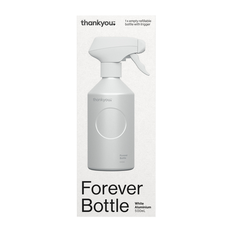 Thankyou Forever Bottle 500ml x 3 - White Aluminium Trigger