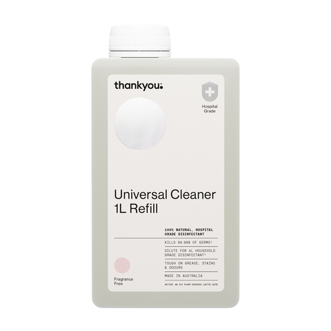 Thankyou Universal Cleaner 1L Refill x 3 - NEW Fragrance Free