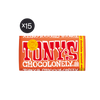Tony's Chocolonely Caramel Sea Salt Chocolate Bar 180g x 15