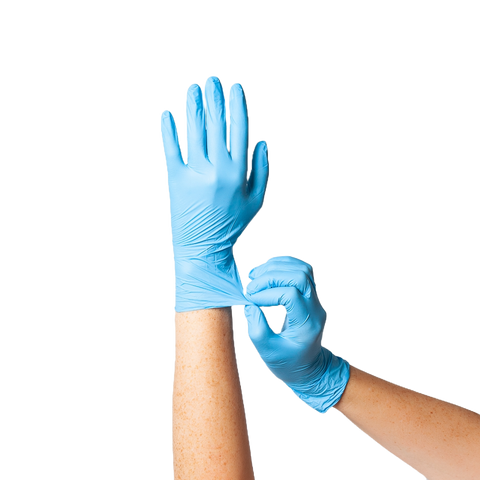 Biogone Nitrile Blue Biodegrable Gloves - Pack 200