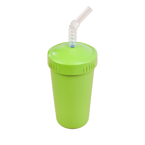 Re-Play Straw Cup with Reusable Straw green