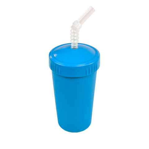 Re-Play Straw Cup with Reusable Straw sky blue