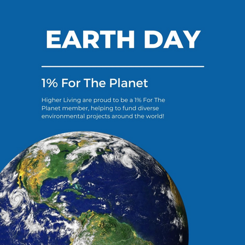 Higher Living Earth Day 1% for the planet image