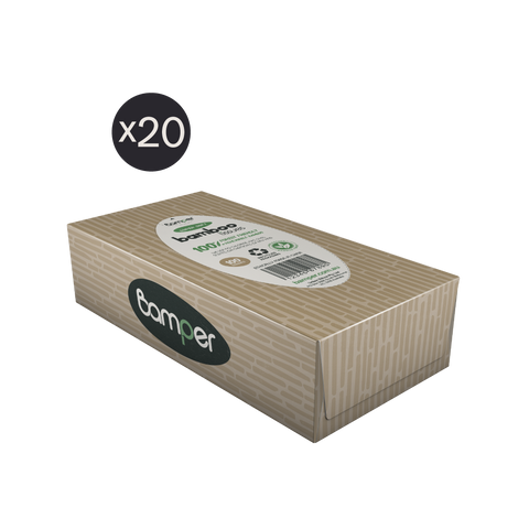 Bamper Premium Tissues 100% Bamboo x20