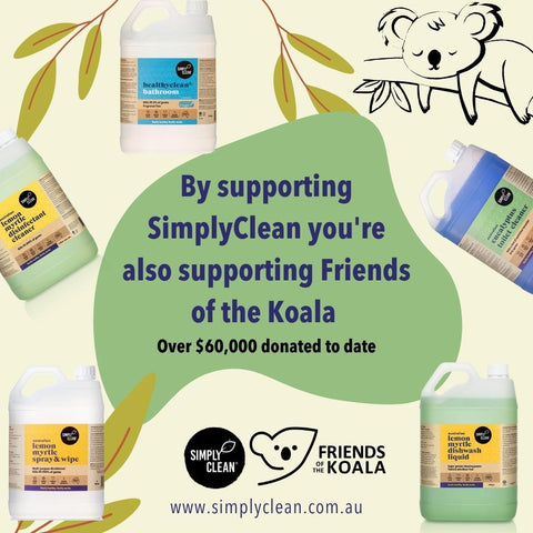 SimplyClean Friends of the Koala donations