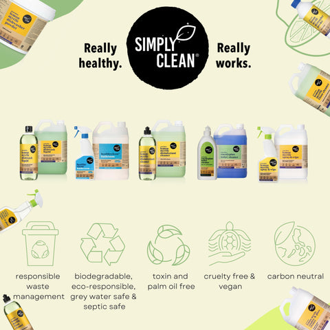 SimplyClean Hand Wash Refill 1L x3 - Lemon Myrtle