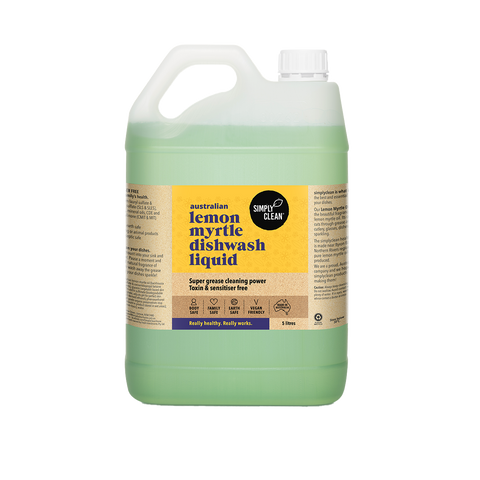 SimplyClean Dishwash Liquid 5L - Lemon Myrtle