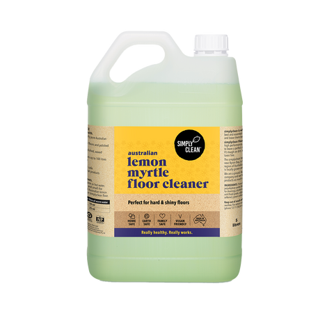 5 litre bottle Simply Clean lemon myrtle floor cleaner