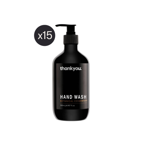 Thankyou hand wash 500ml botanical cedarwood x15