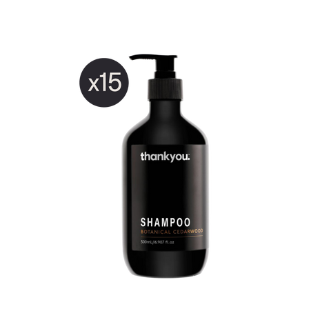 Thankyou Shampoo 500m botanical cedarwood x15